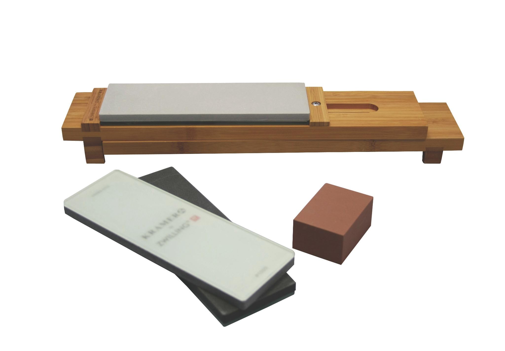ZWILLING Bob Kramer Sharpening Kit in Sharpening Stone Water Finishing Stones 5000 Japanese BOB KRAMER (Made Japan) - Set Stone, Coarse, Medium,
