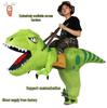 Christmas Dinosaur Inflatable Costume for Parent-Child Stage Performance and Activities