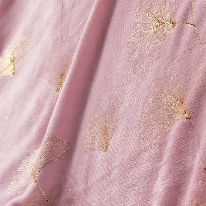 Plaid flanelle 125 x 150 cm bloomys rose