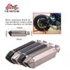 Universal Hexagon Exhaust Tailpipe for Kawasaki Fuxi Large Displacement Racing Motorcycles, Huanglong 600