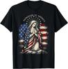Patroness of The USA Blessed Virgin Mary Catholic Art T-Shirt