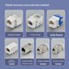 86-Type CAT7 Dual-Port Network Wall Socket