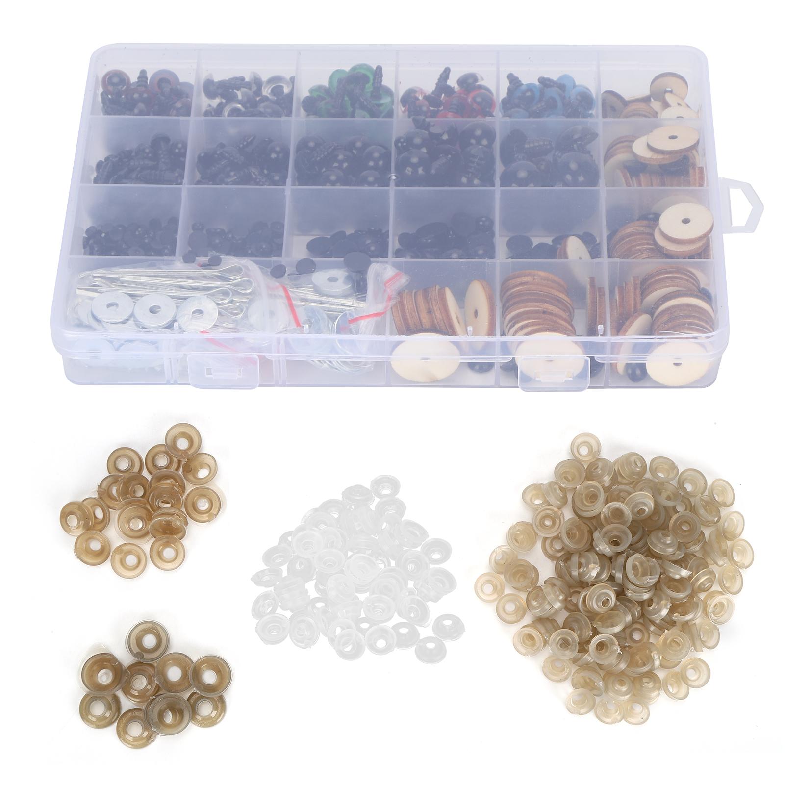 

566Pcs Plastic Eyes Noses with Joints Plush Doll Teddy Bear Stuffed Animals Toy DIY Accessories