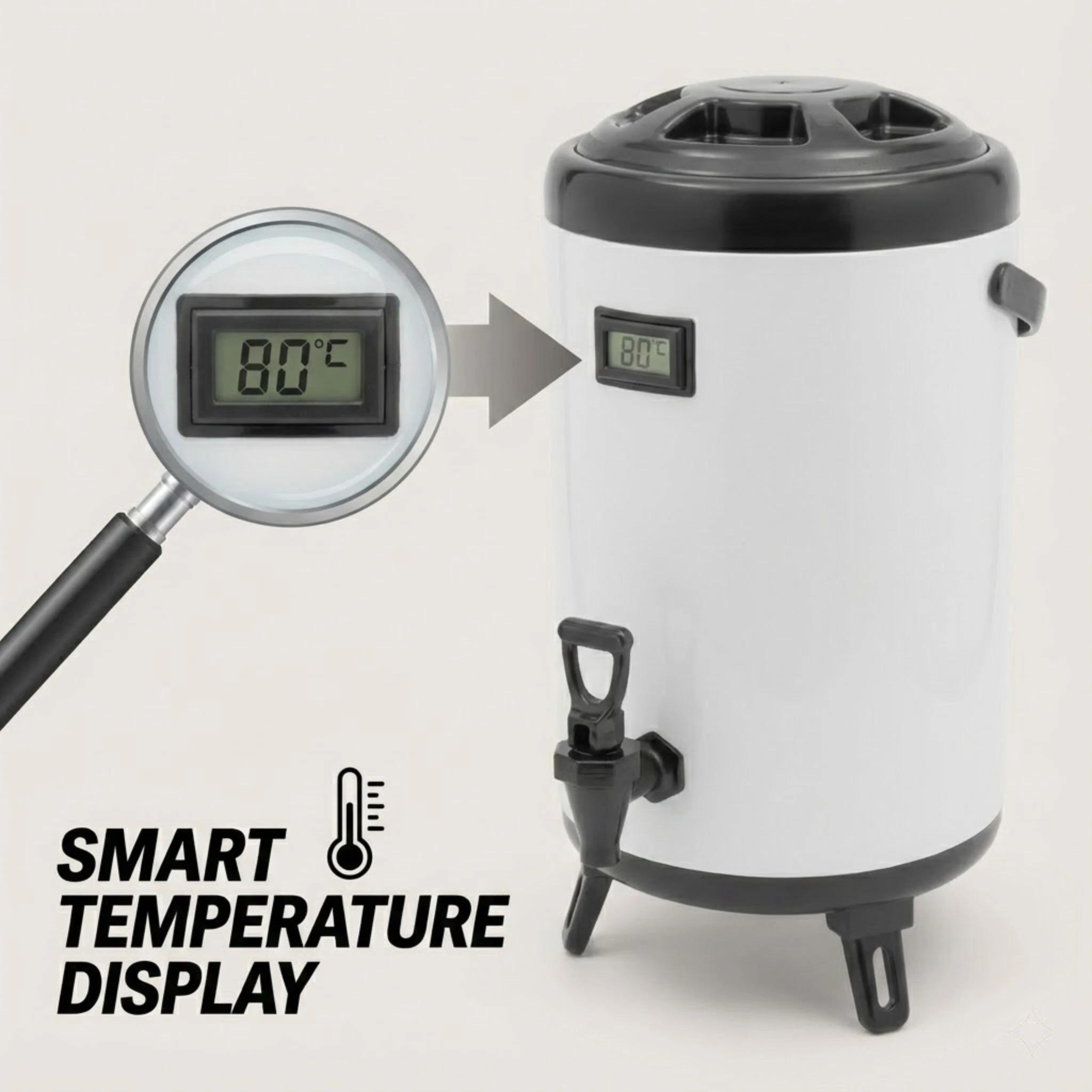 

Large Capacity Thermal Drink Dispenser 2.64 Gal for Catering Buffet, Portable Coffee Tea Water Urn 12H Insulation United States
