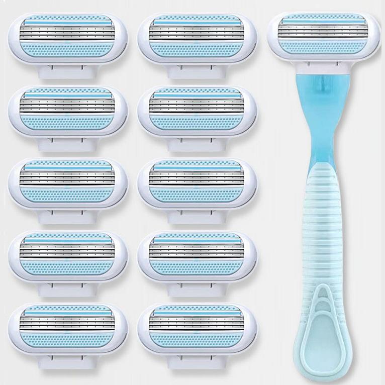 Three-Layer Women's Manual Razor for Body, Armpit & Pubic Hair