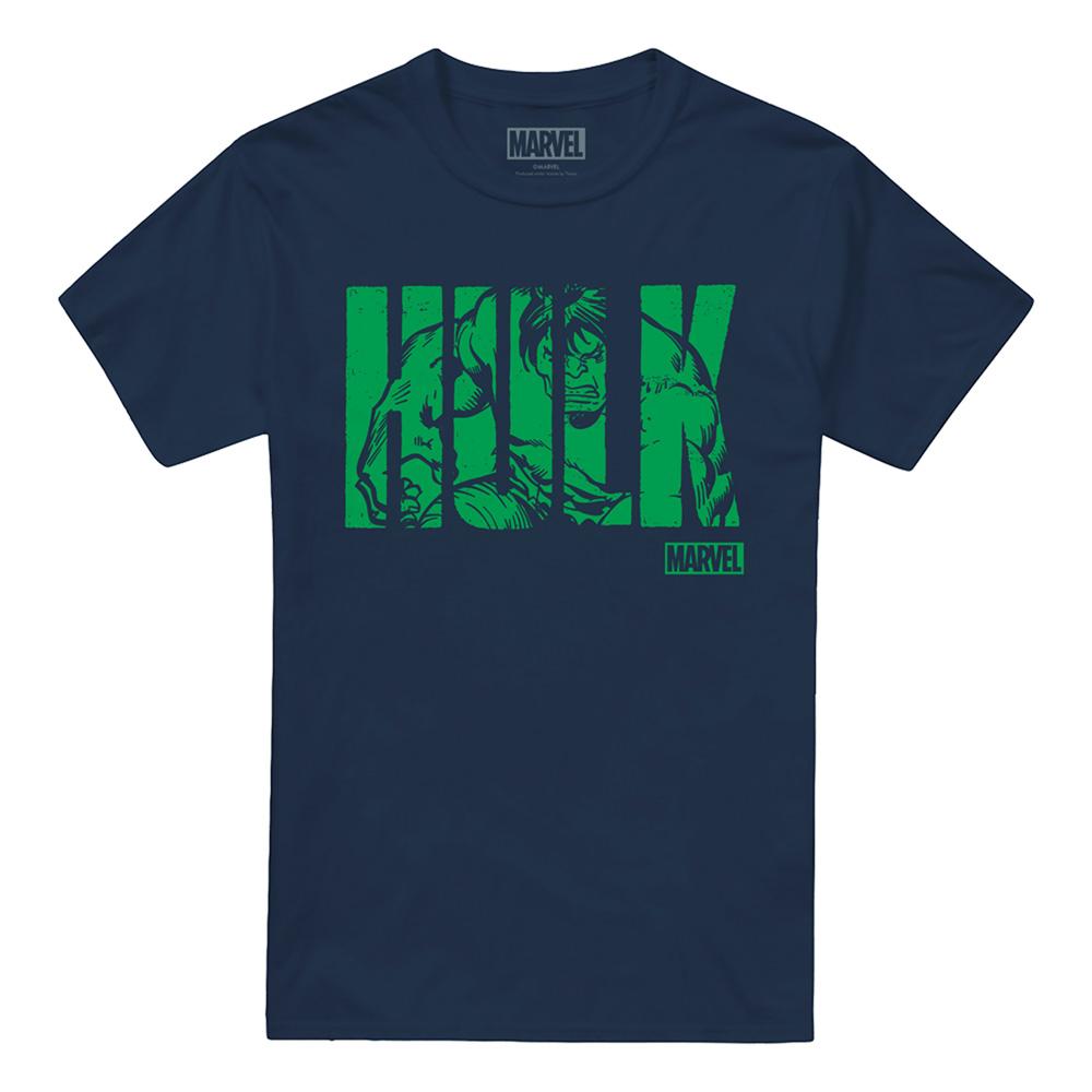 Hulk Unisex Adult Text T-Shirt