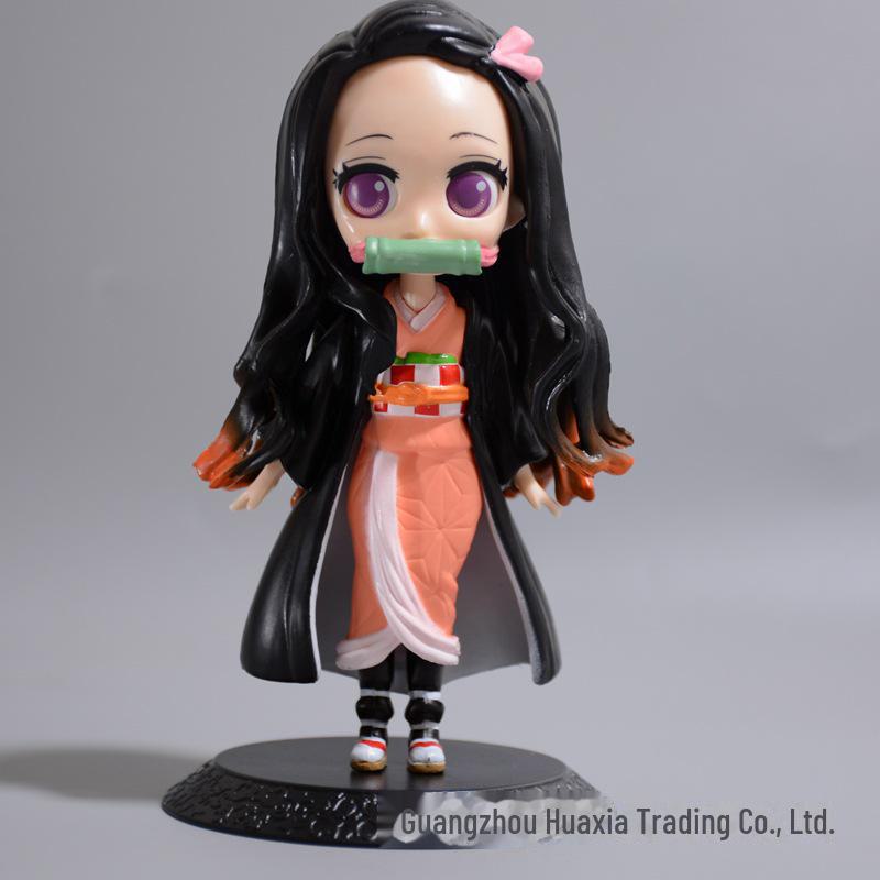 Large Demon Slayer Tanjiro, Zenitsu & Nezuko Car Ornaments Doll Set