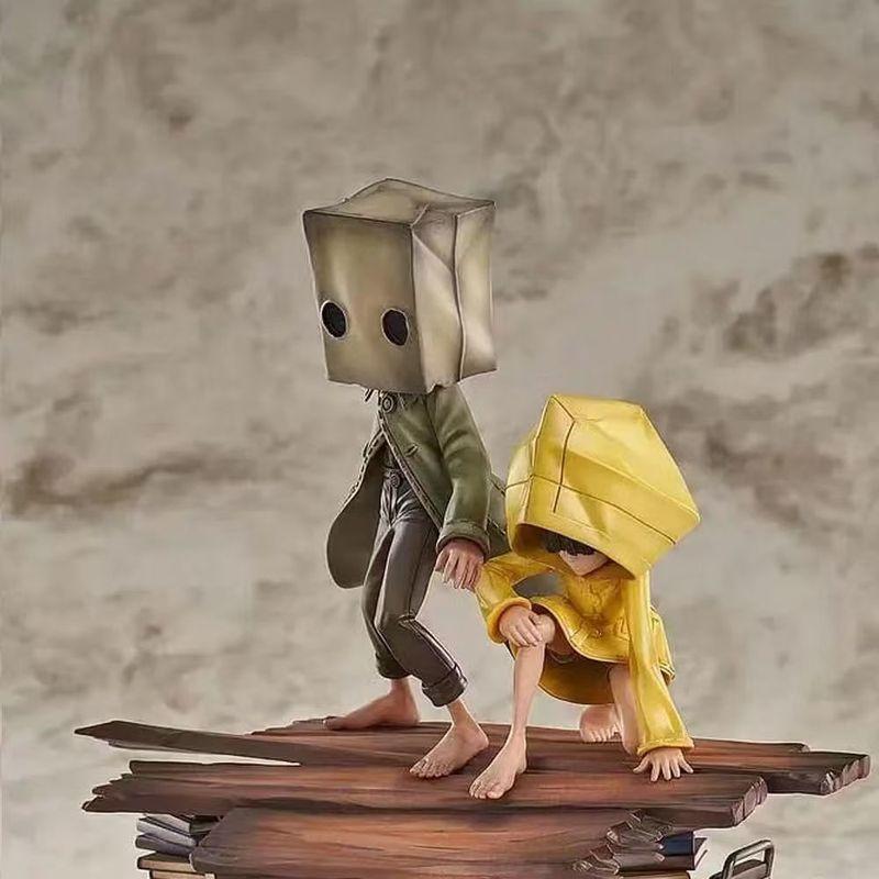 Little Nightmares Ii Six Mono Action Figure Game Scene Model Toys Cartoon Character Chassis Ornament Collection Halloween Gifts