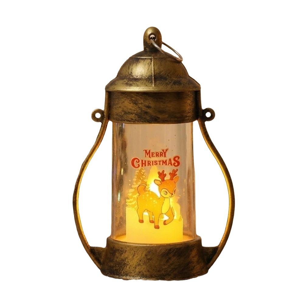 Snowman Christmas Wind Lamp Santa Claus Desktop Christmas Lamp Portable Christmas Lantern Bedroom