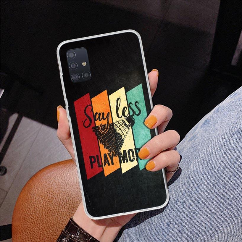 Badminton Sport Phone Case For Samsung Galaxy A52 A32 A22 A12 A51 A31 A50S A30S A20S A10S Note 20 Ultra 10 Plus S10 A72 A71 Gala