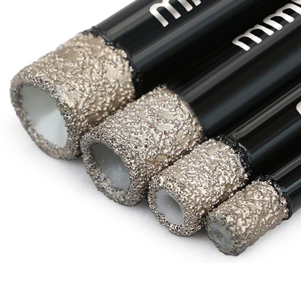 Diamonds Brazed Dry Drilling Bit Round Handle Punch Tool Hole Saw Cutter for Precise Drilling In Various Materials