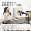 monTEK Monitor Compatible with Inch Load PC Monitor Arm with Long Adjustable and Multiple Arm, 13-32 Monitors, 2-9kg Capacity, Pole, Up/down,