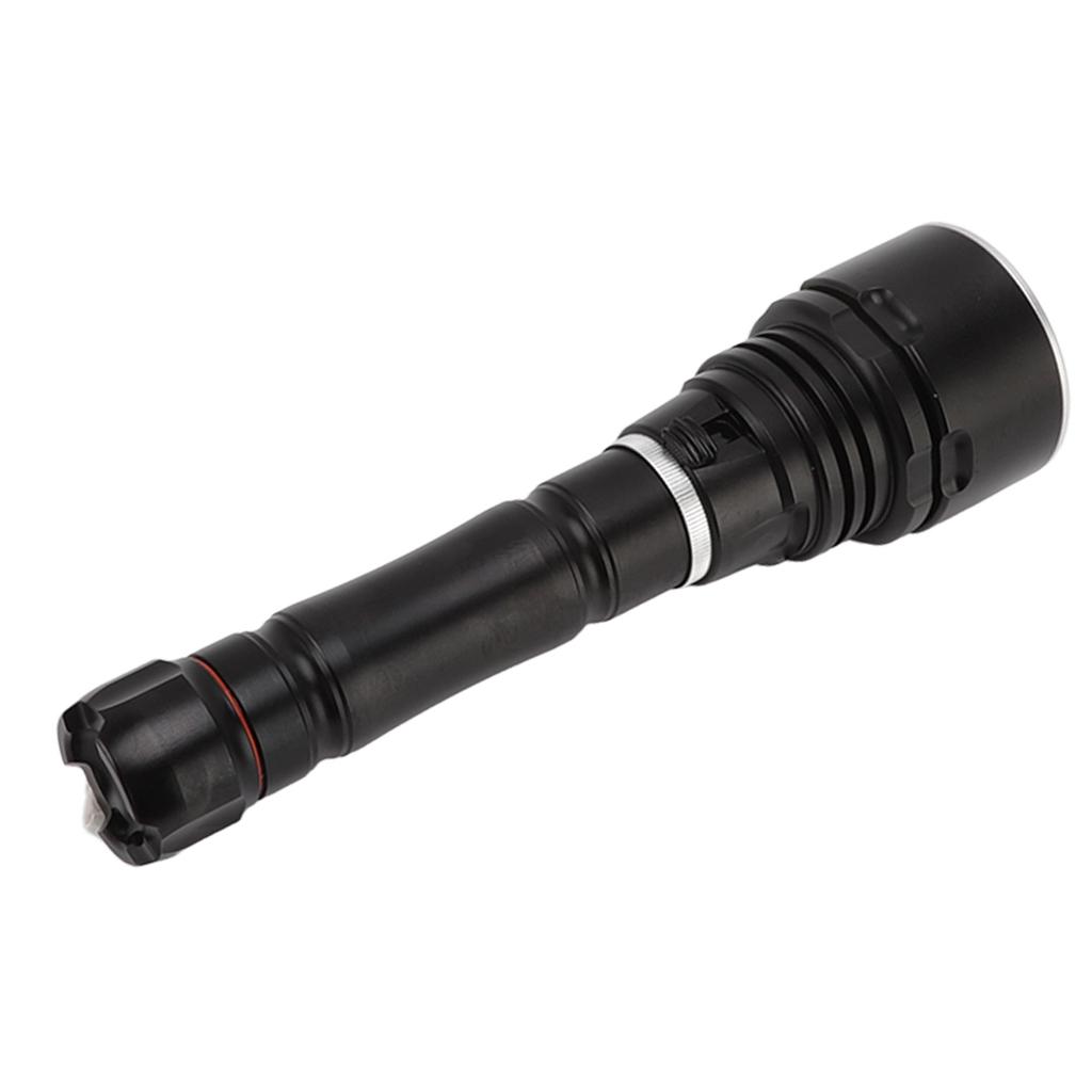 LED Diving Flashlight 4800lm IPX8 Waterproof 80?100m Underwater Stepless Dimming Dive Torch for
