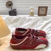 Women's Autumn Lightweight Velcro Mary Jane Sneakers - Thin-soled, Casual Sports, with Inner Height Increase.