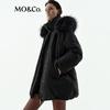 MO&Co. Detachable Hood Goose Down Jacket