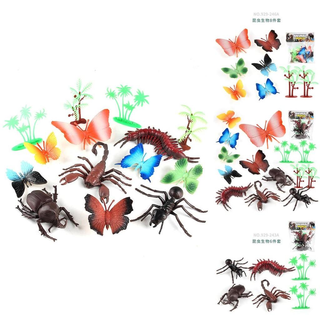 Detailed Static Insect Model Set Of Eight Including Scorpions Ants And Centipedes