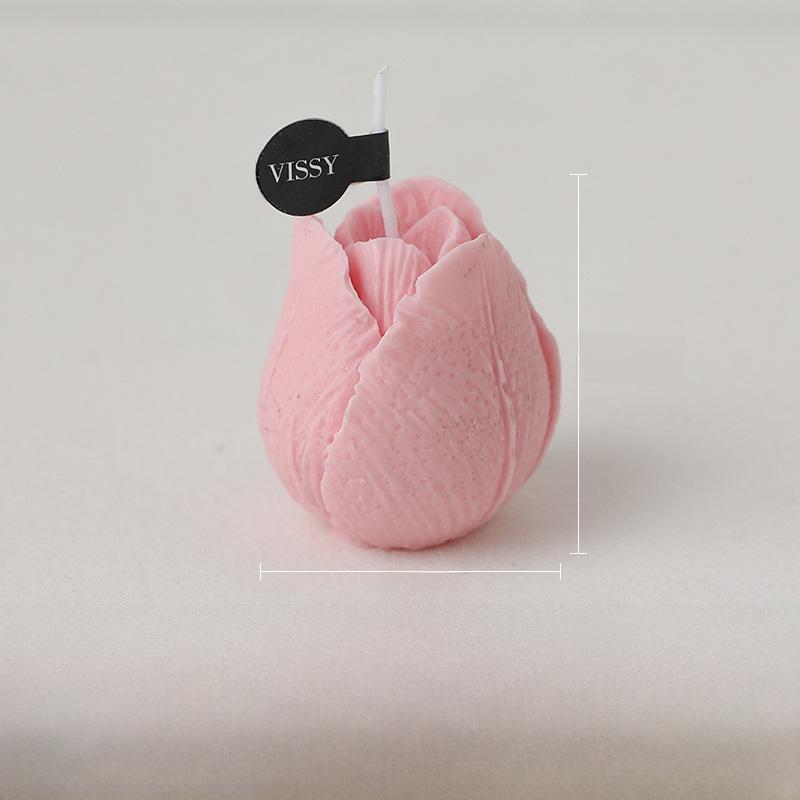 

Ароматизированная свеча ручной работы «Тюльпан» – Креативный подарок на День матери в форме цветка