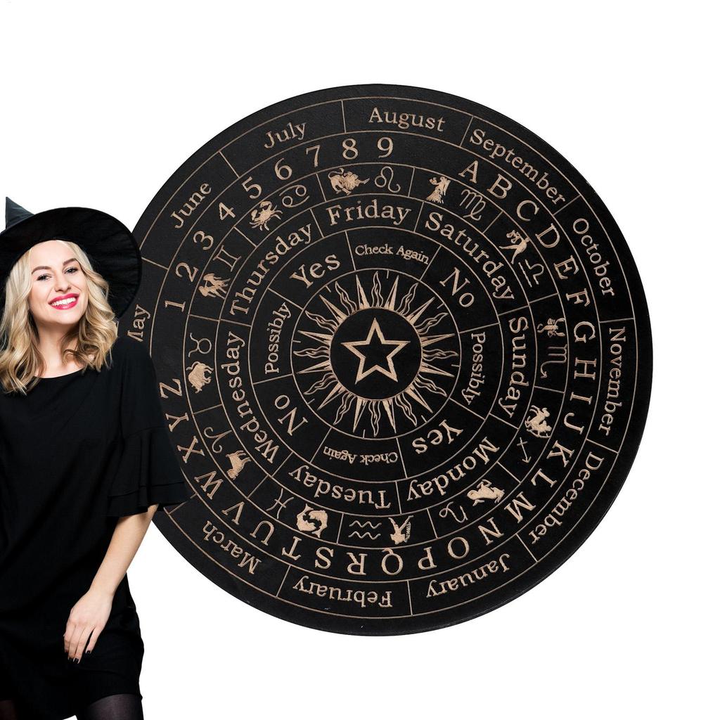 Divination Board Decision Maker Planchette Decorative Message Wooden Boards Ouija Board Game Fortune Telling Divination Board