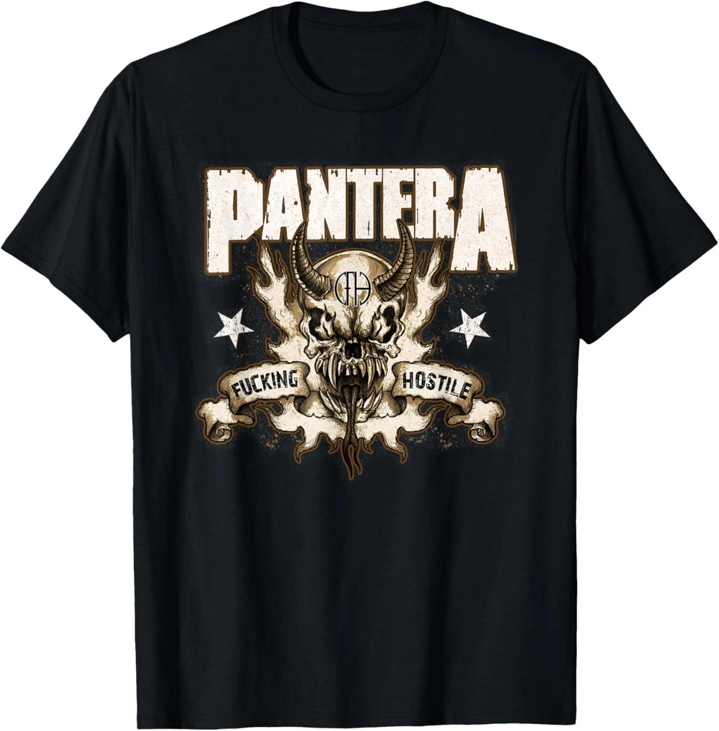 Официальная футболка Pantera с враждебным черепом S