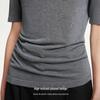 VEROMODA 2025 Summer Pleated Lyocell Triacetate Knit Top