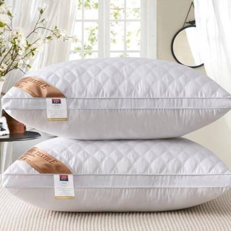 Hotel-Grade Washable 3D Quilted Microfiber Pillow With Soft Brushed Fabric 48x74cm 600g/750g/950g