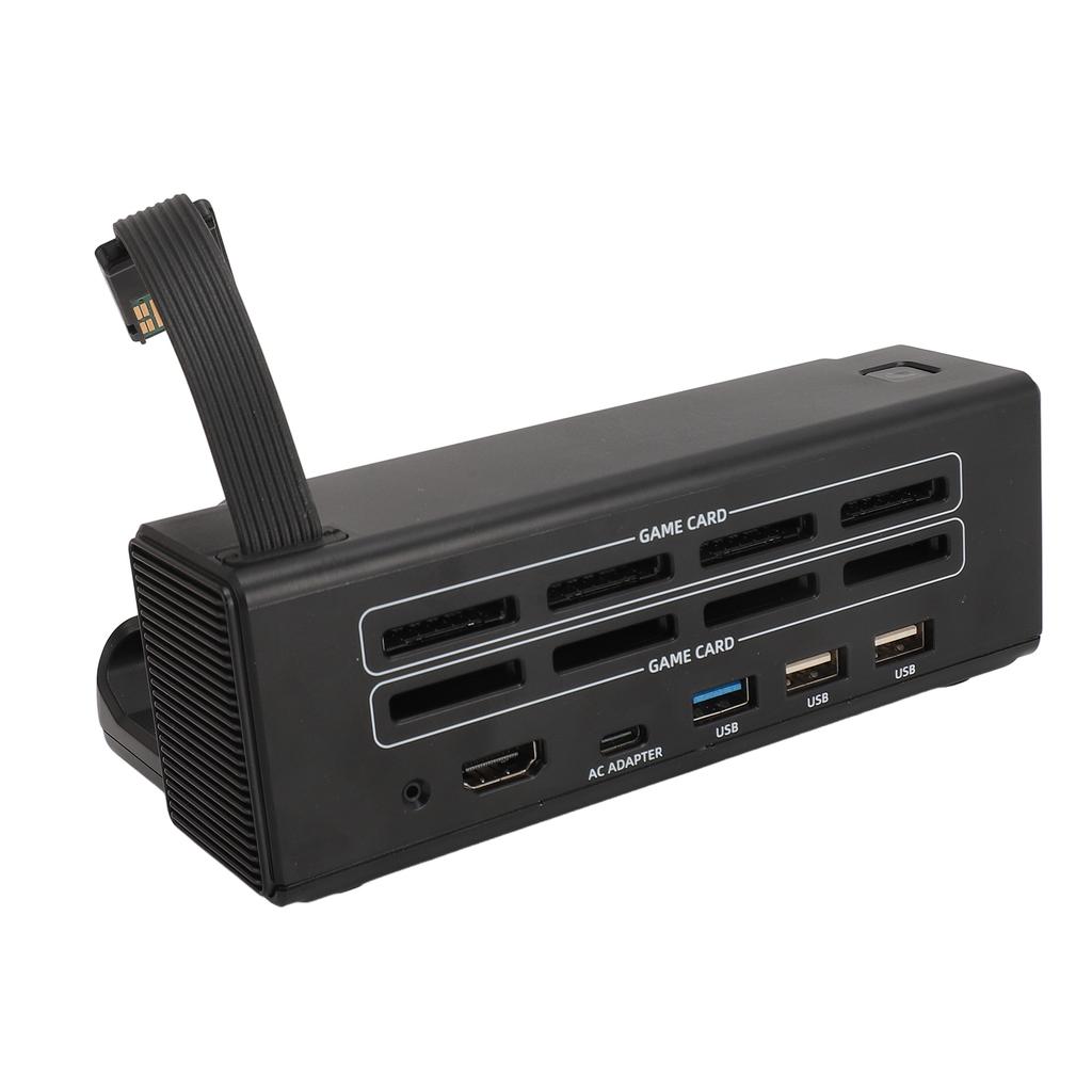 TV Docking Station 8 In 1 Game Card Reader HD Multimedia Interface 4K 30HZ USB2.0 HUBx3 PD3.0 Type