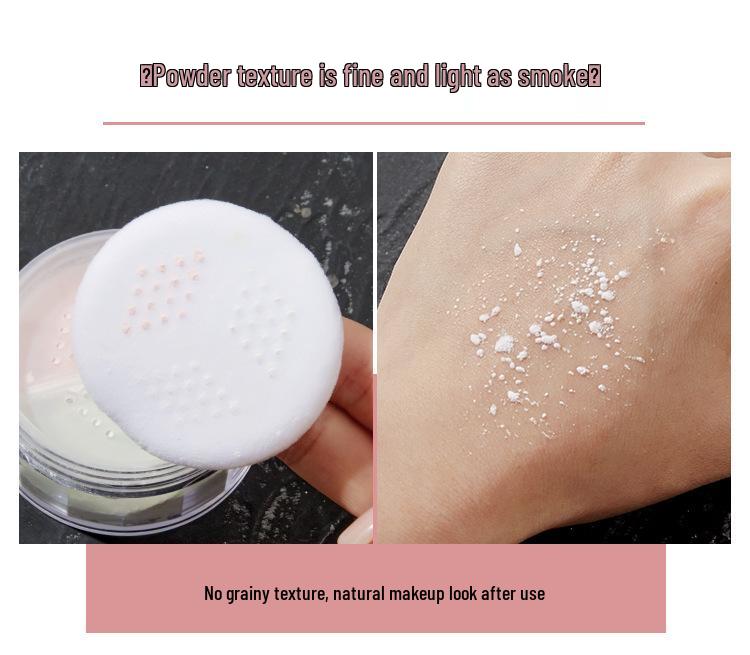 Han Ru 4-Piece Makeup Set: Concealer, Foundation, Primer & Loose Powder for Beginners - Gift Box Included