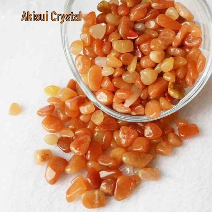 Polished Red Aventurine Stones for Aquariums, Bonsai, Buddha Offerings, and Diffusers