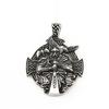 Pendente da Moto in Acciaio Inossidabile 316L Vintage Punk Collane da Cavaliere per Uomini Ragazzi Hip Hop Biker Gioielli da Festa Regalo Dropshipping