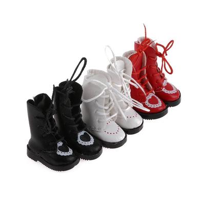 Bandage Doll Accessories Children Birthday Gifts Doll Boots PU Leather Shoes 1/6 Doll Shoes