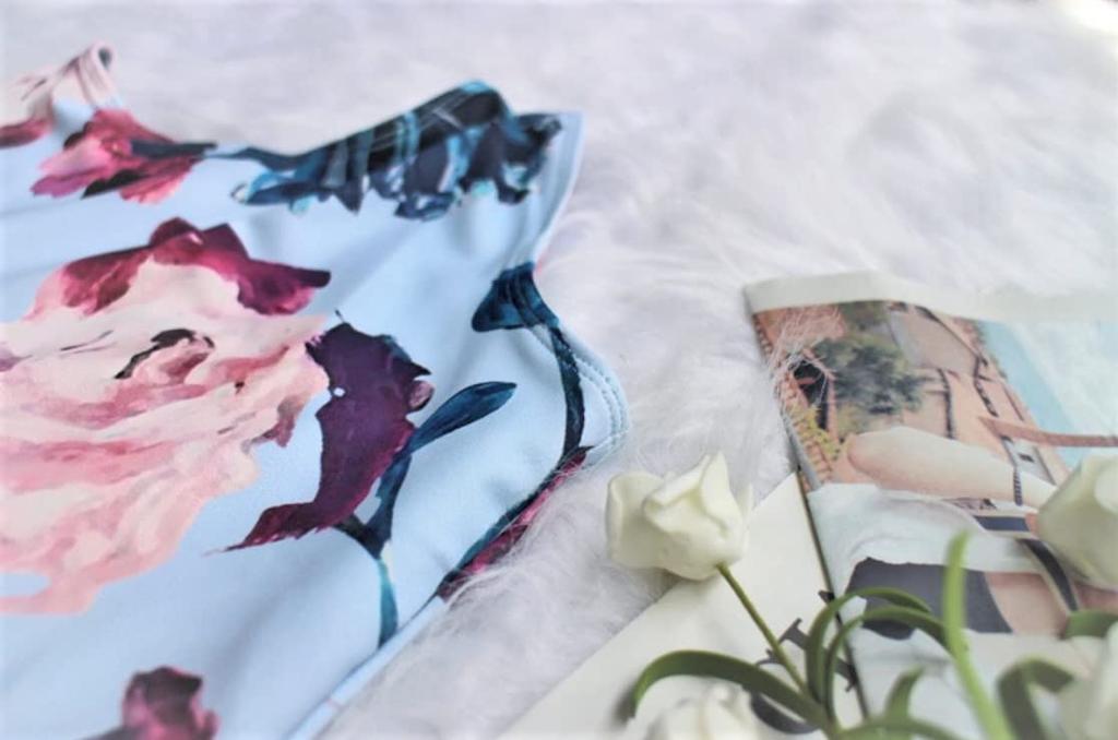 ProDance Floral Boat Neck Leotard Ballet Cute Cheap PLT002MA (Light