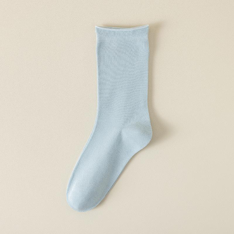 Mulberry Silk Stockings, Children's Mid-calf Stockings, Summer Thin Pile Stockings, Boneless Summer Anti-odor Long Calf Stockings