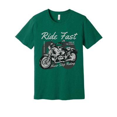 Ride Fast Motorcycle Graphic T Shirt For Men And Women With Never Stop Riding De 4