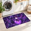 Flannel Kitchen Mat Kuromi Soft Area Rug Non Slip Floor Carpet Home Decoration