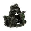 Creative for Aquarium Decorations Rock Shape Durable Fish Tank Fish Shrimp Shelter Fish Hiding Cave Fake Mountain Ornament