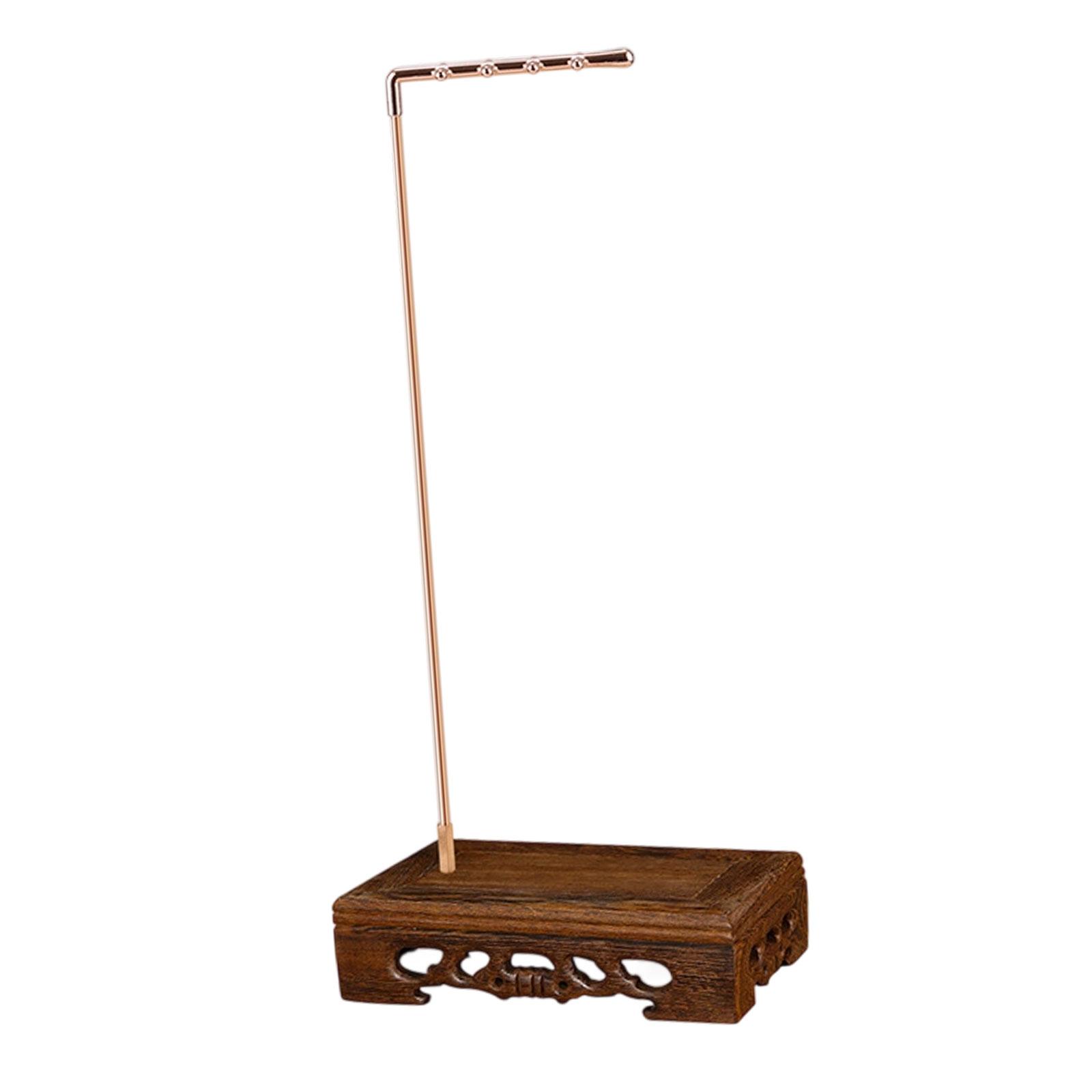 Calligraphy Pen Holder Stand Calligraphy Brush Holder Decoration Traditional Chinese Writing Brush Hanger Rack for School розового золота