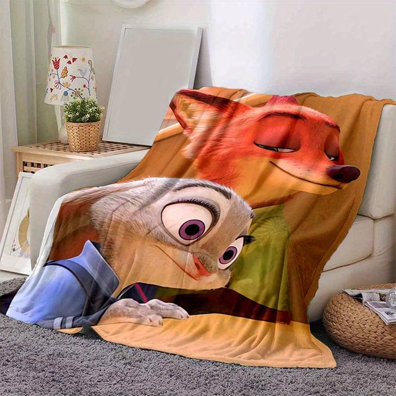 

1pc, Zootopia Nick & Judy Blanket Soft Throw for Home Decor, Couch Cover, Travel, Camping, Car, Beach, Office Nap Perfect Gift for Friends 80x120cm