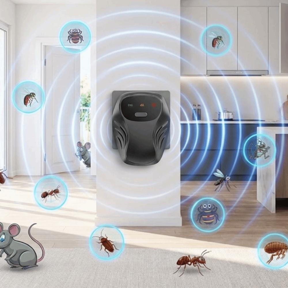 Silent Operation Electronic Mosquito Repellent 360° All-round Rodent Repellent  Home Office