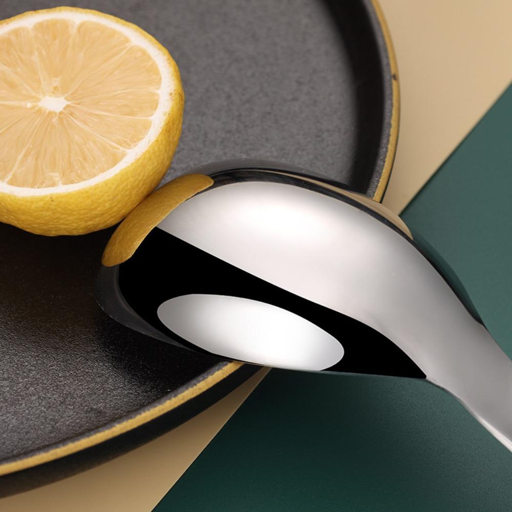 304 Stainless Steel Serving Spoon Gold/silver Soup Spoon Tableware Rice Spoon  Cooking