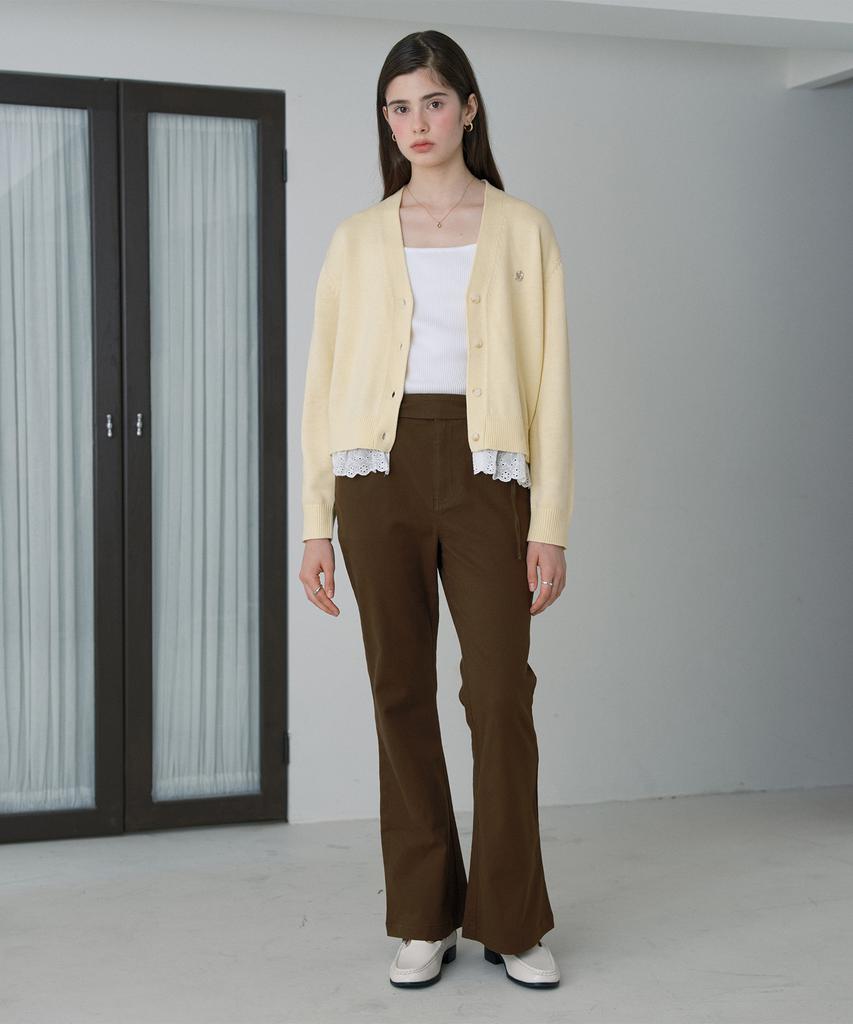 JUCYJUDY Belted Bootcut Pants Jzpt621D