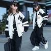 Two-piece Sportswear for Girls In Autumn, Middle and Large Children, Junior High School Students
