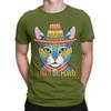 Unisexs TShirts Cinco De Mayo Cat Funny Cotton Tees Short Sleeve Mexican T Shirt Round Collar Tops Summer
