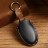 Genuine Leather Handmade Car Key Cover for Nissan