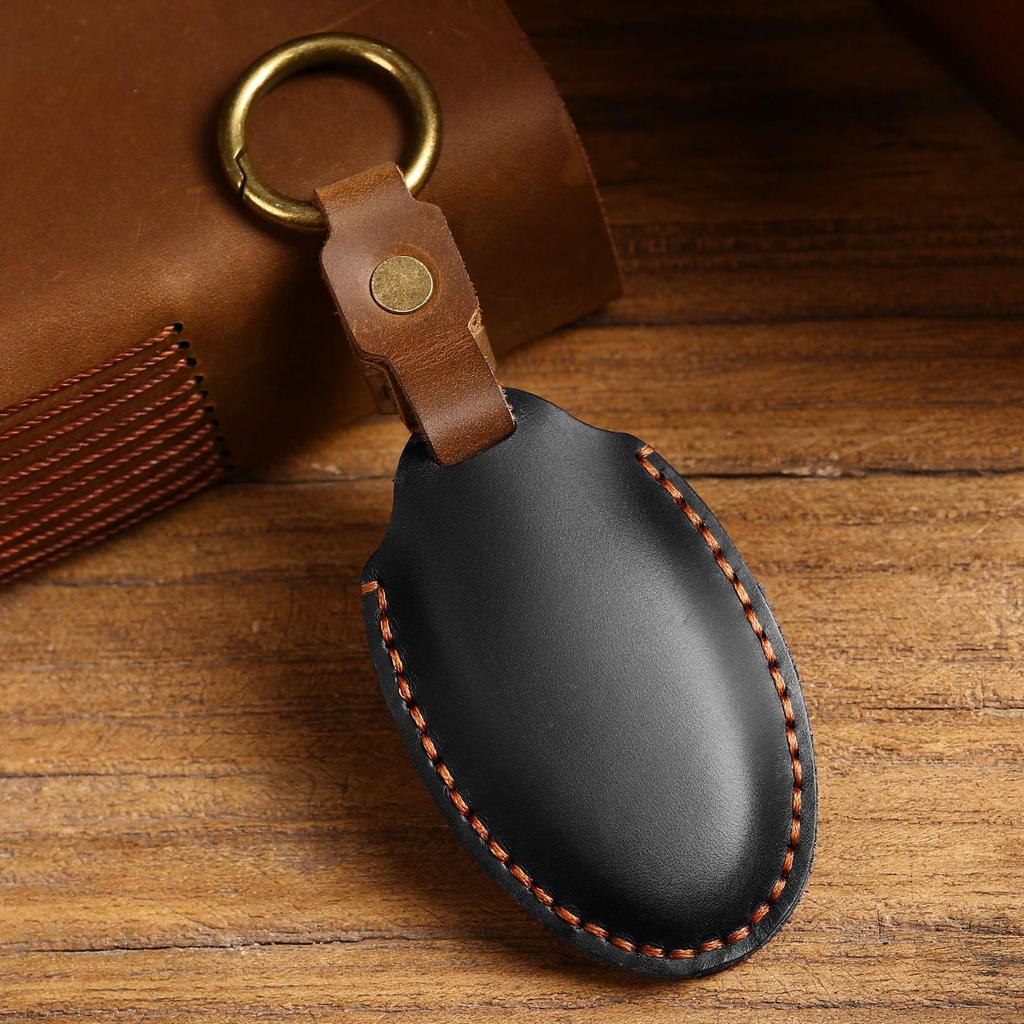 Genuine Leather Handmade Car Key Cover for Nissan