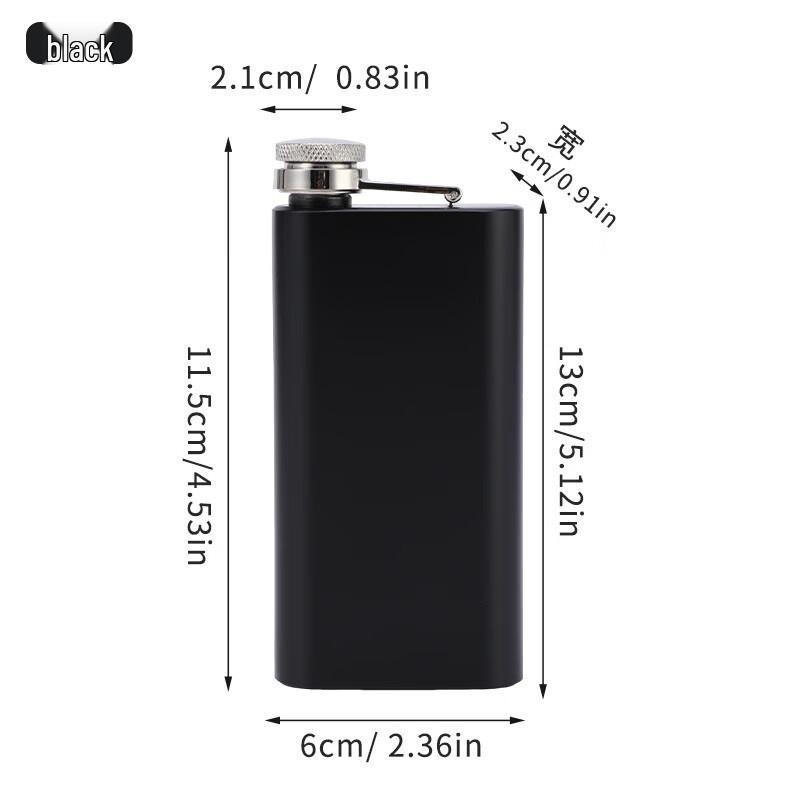 Portable Mini Plastic Hip Flask