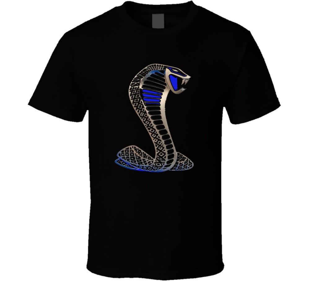 Ford Mustang Shelby Super Snake Logo T Shirt Mens Womens Tees Top 3XL