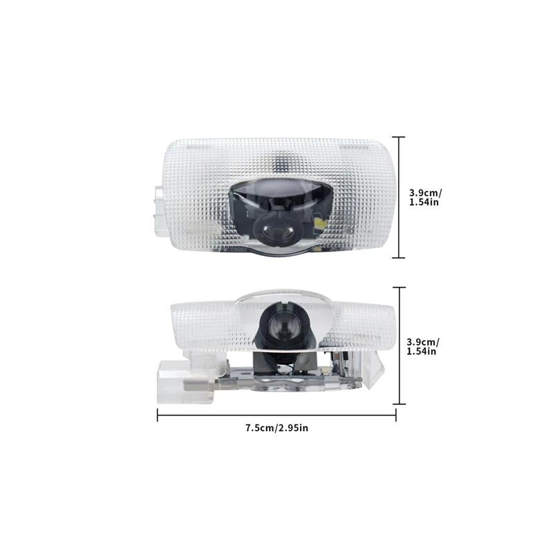 2Pcs LED Car Door Projector Logo High Definition Welcome Light For Lexus F SPORT LBX NX RX 350h 450h Plug-in Hybrid ES UX 300e SN5