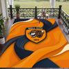 Soft Floor Carpet Hull City Football Pattern Area Rug Decorative Mat For Home Room Decoration