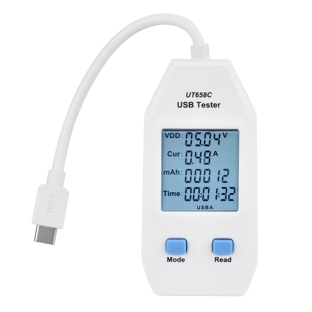 

USB Detector Digital Power Capacity Tester T LCD USB Tester Detector Voltmeter Ammeter Digital Power Capacity Tester Meter