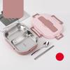 Food Storage Container Dinnerware Stainless Steel Lunch Box Portable Bento Box Food Storage Student